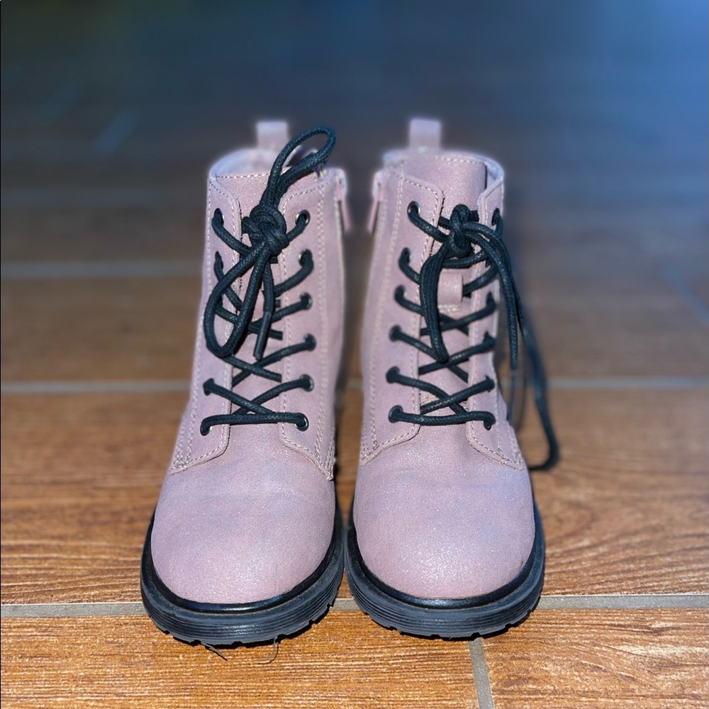 NWOT Steve Madden Girls Combat Lace-Up Boots